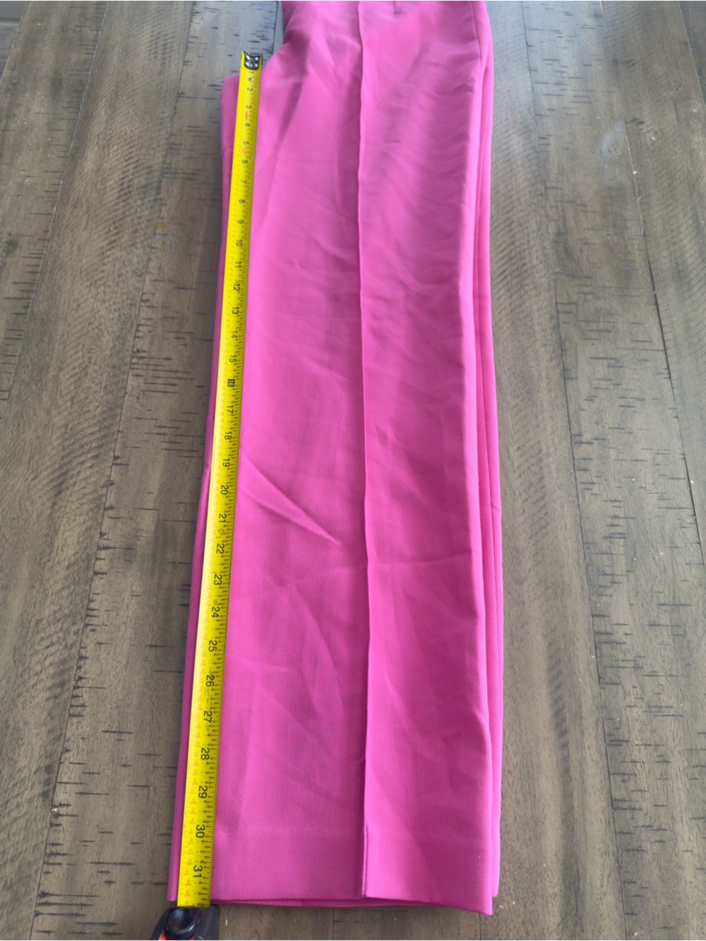 Zara Wide-Leg Trousers in Bright Pink - Picture 11 of 12